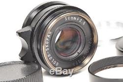 Voigtlander lens 50mm F2.5 COLR SKOPAR LTM with adapter for M Leica mount