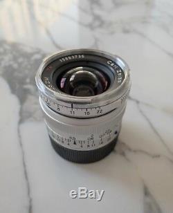 ZEISS 28mm Biogon T ZM f/2.8 M Mount For Leica With Hood Excellent Condition