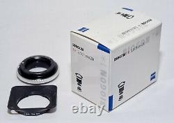 ZEISS Biogon T ZM 21mm f/2.8 MF ZM Lens Leica M mount IN BOX with extras