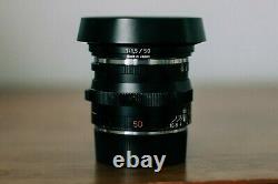 ZEISS C Sonnar T 50mm 1.5 ZM Lens for Leica M Mount Zeiss Lens Hood + B+W UV