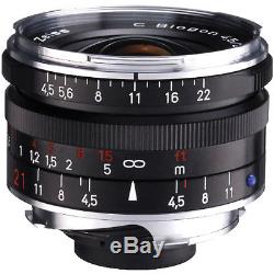 Zeiss 21mm C Biogon F4.5 Black Leica M Mount ZM Lens