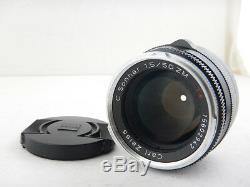 Zeiss 50mm f1.5 Sonnar C ZM T BK Black+ BOX MINT Leica M Mount Excellent Unused