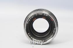 Zeiss 50mm f2 Planar T ZM Leica M Mount Lens 50/2 #751