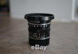 Zeiss Biogon T 28mm F2.8 ZM Lens for Leica M Mount with Hood and UV filter