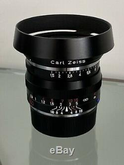 Zeiss C Sonnar T ZM 50mm f1.5 M mount -Leica M -Boxed (Mint) With Hood